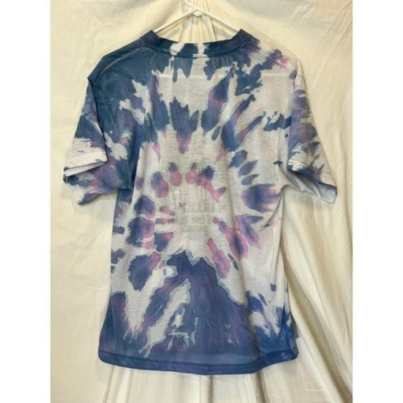 Bob Marley One Love One Heart Jamaica Blue Pink Tie Dye Large Shortsleeve Tshirt - Picture 3 of 3